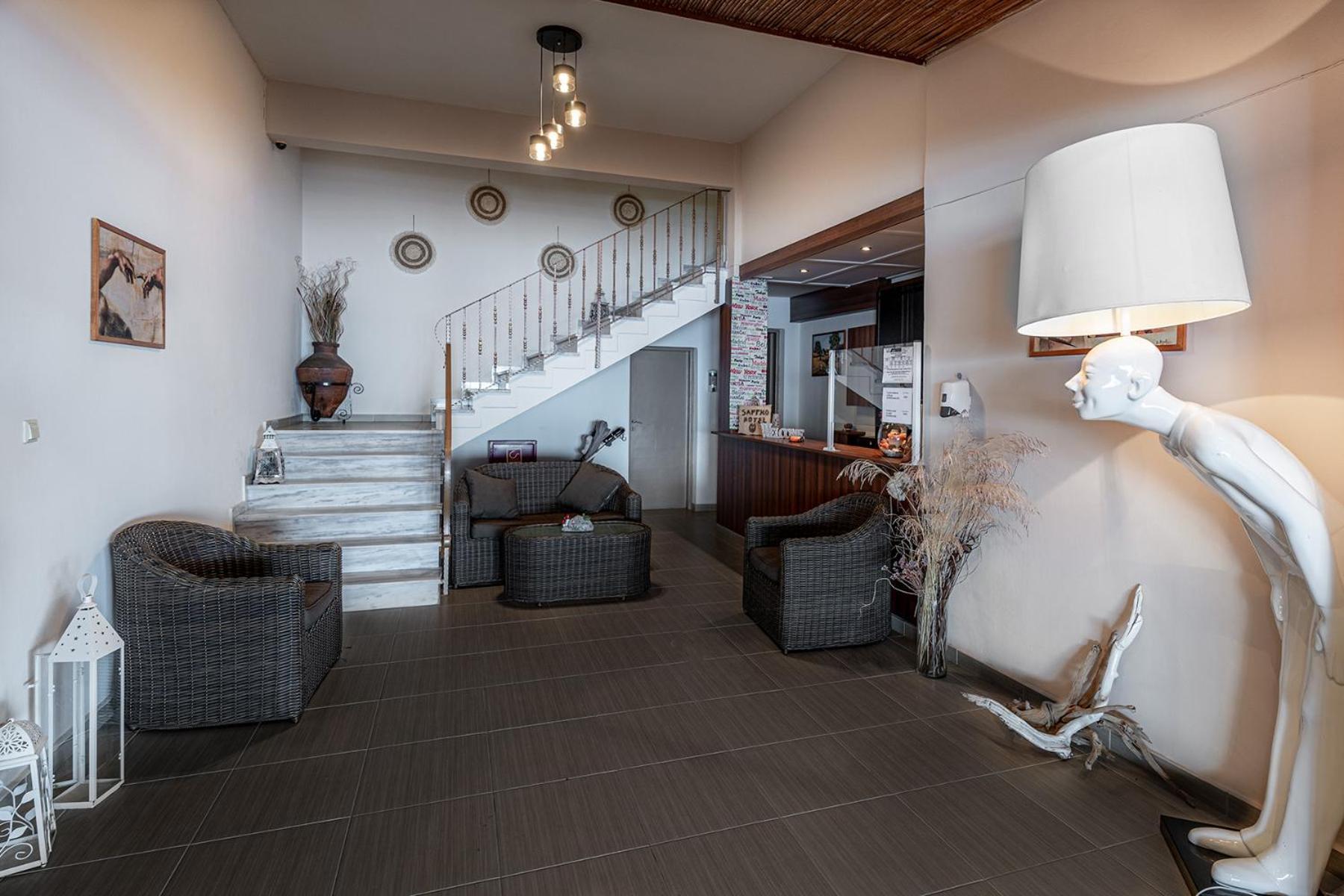 Sappho Hotel Скала-Эресу Экстерьер фото